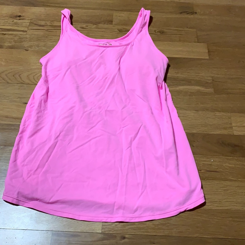 Lilly Pulitzer luxletic pink tank with built in bra